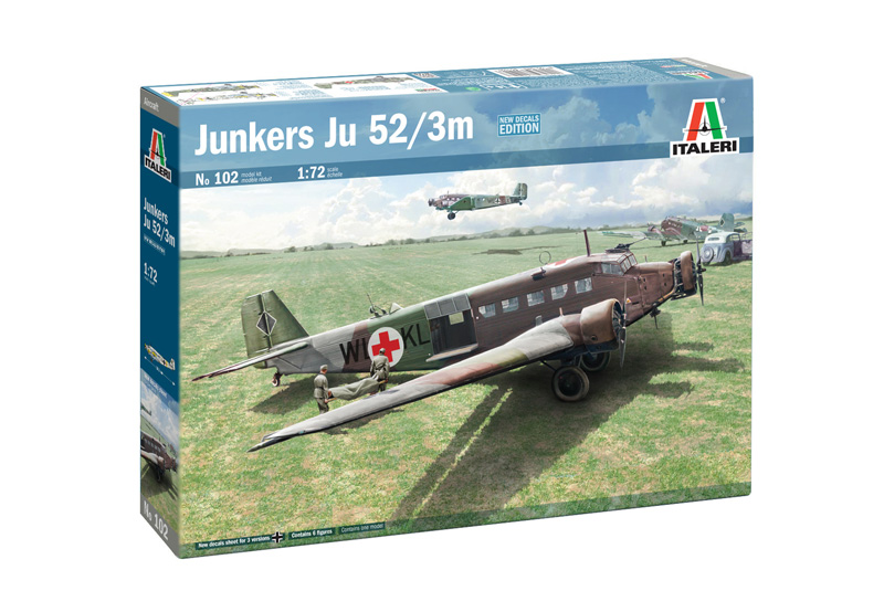 Italeri 1:72 Junkers Ju 52/3m IT102