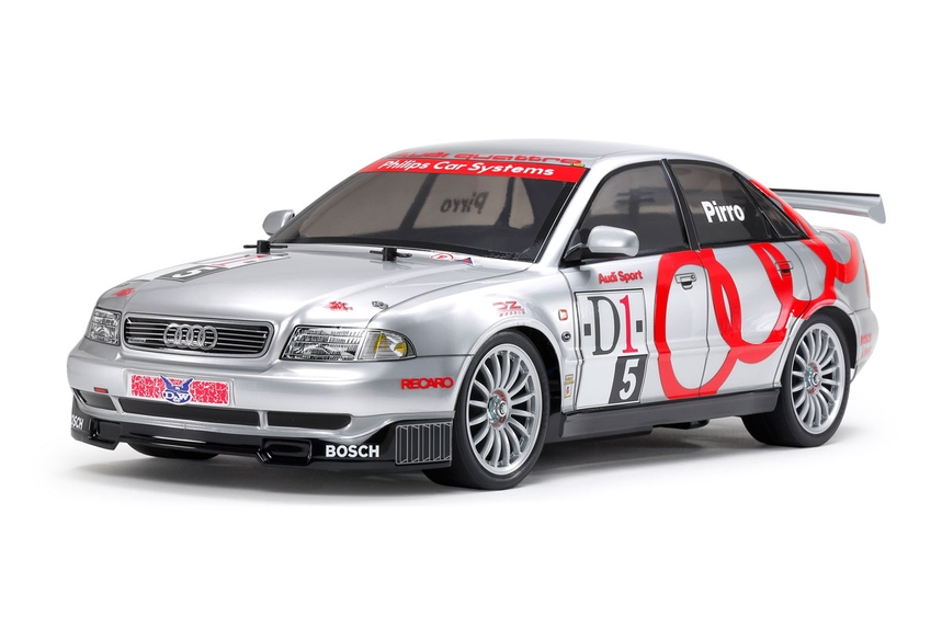 Tamiya 1:10 RC 4WD TT-01E Audi A4 Quattro Touring TAM47414 - Afbeelding 2