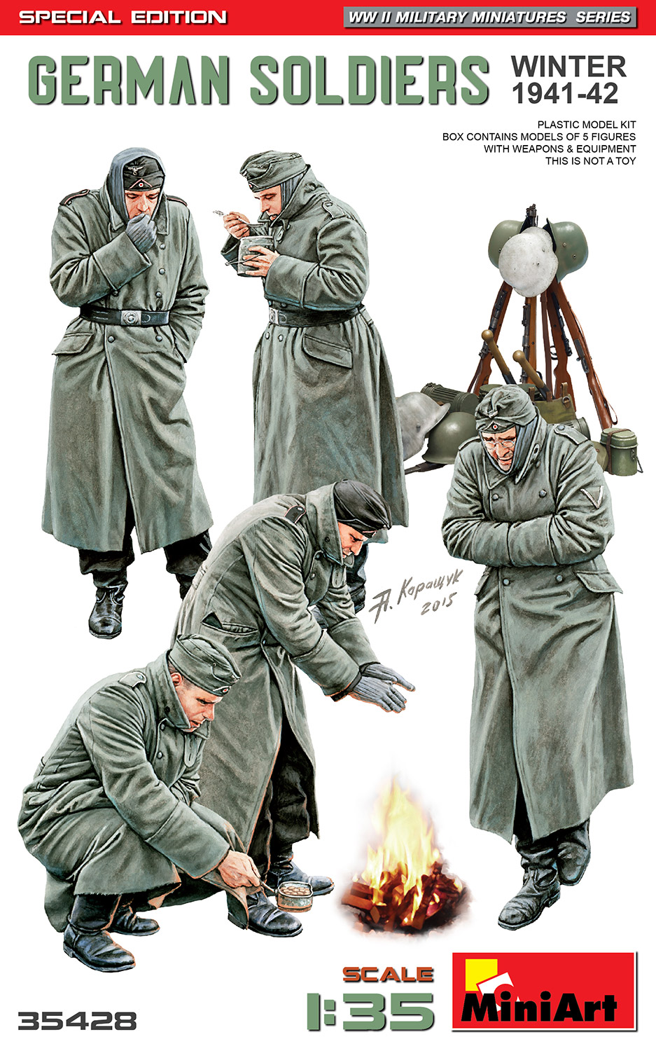 MiniArt 1:35 German Soldiers Winter 1941-42 Special Edition MA35428