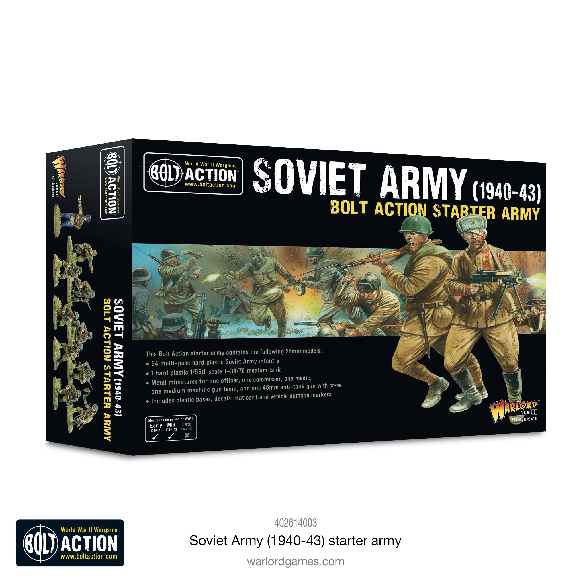 Bolt Action 1:56 Starter Army SOVIET ARMY ( 1940-43 ) 402614003