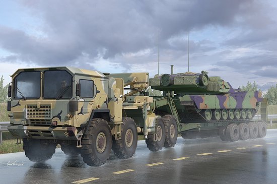 Trumpeter 1:35 M1014 w/M747 Semi Trailer ( zonder tank ) TR63529 - Afbeelding 2