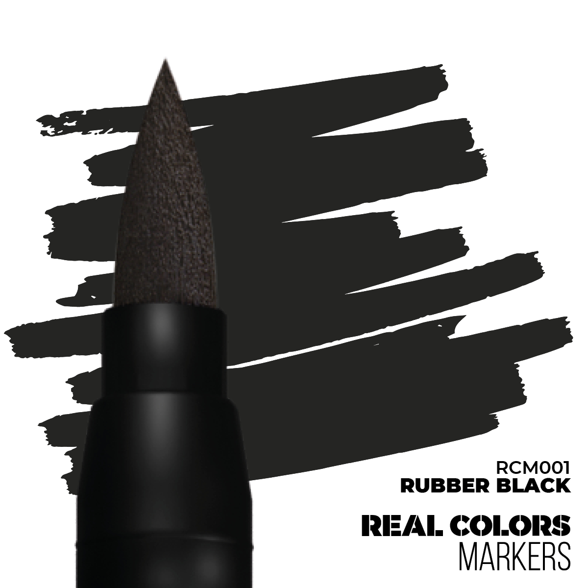 AK Real Colors Markers - Rubber Black RCM001 - Afbeelding 2
