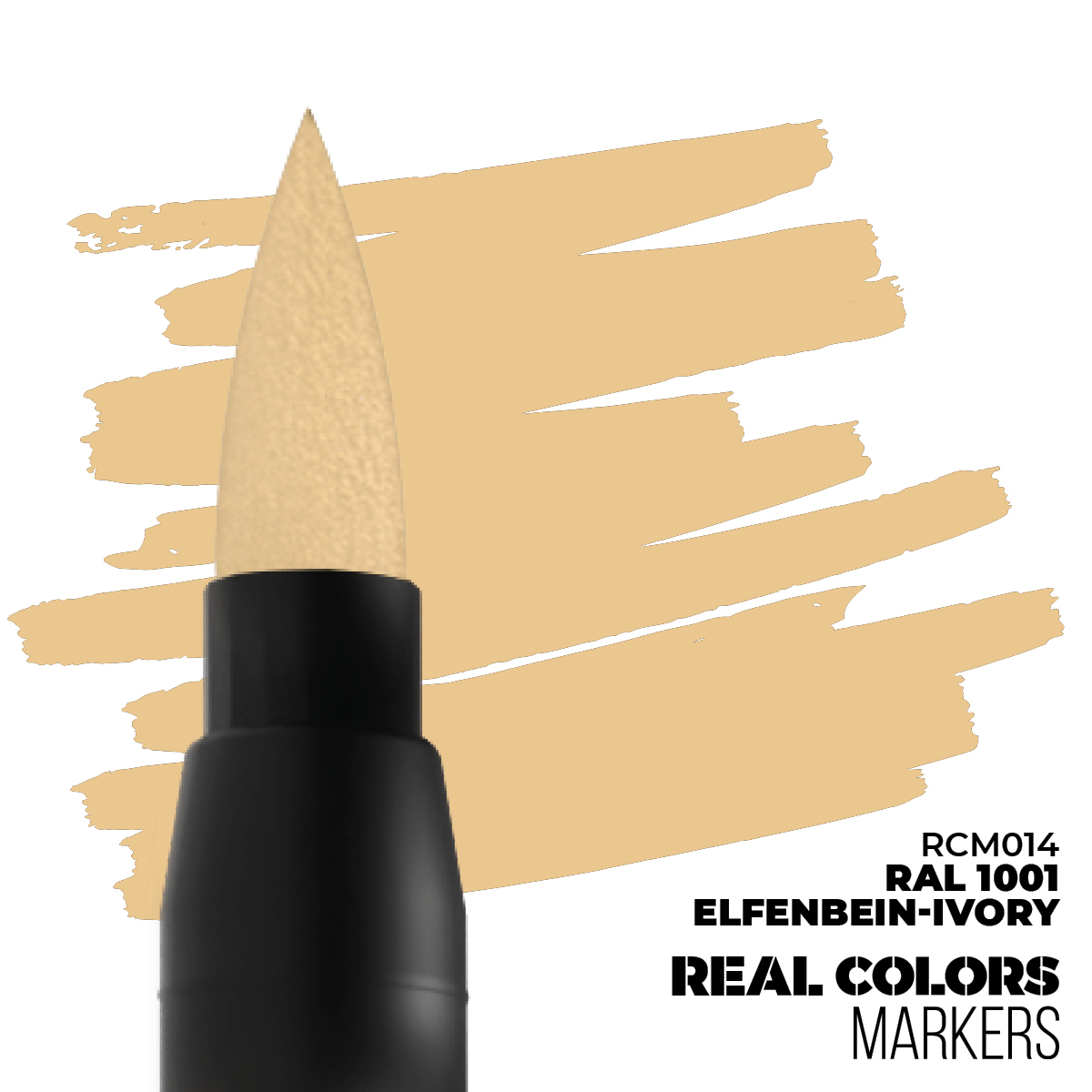 AK Real Colors Markers - Elfenbein Ivory RAL1001 RCM014 - Afbeelding 2