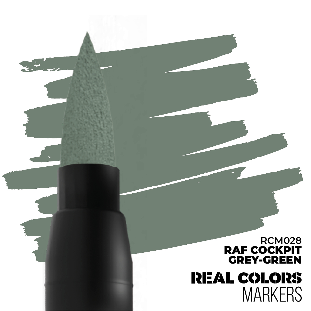AK Real Colors Markers - RAF Cockpit Grey-Green RCM028 - Afbeelding 2
