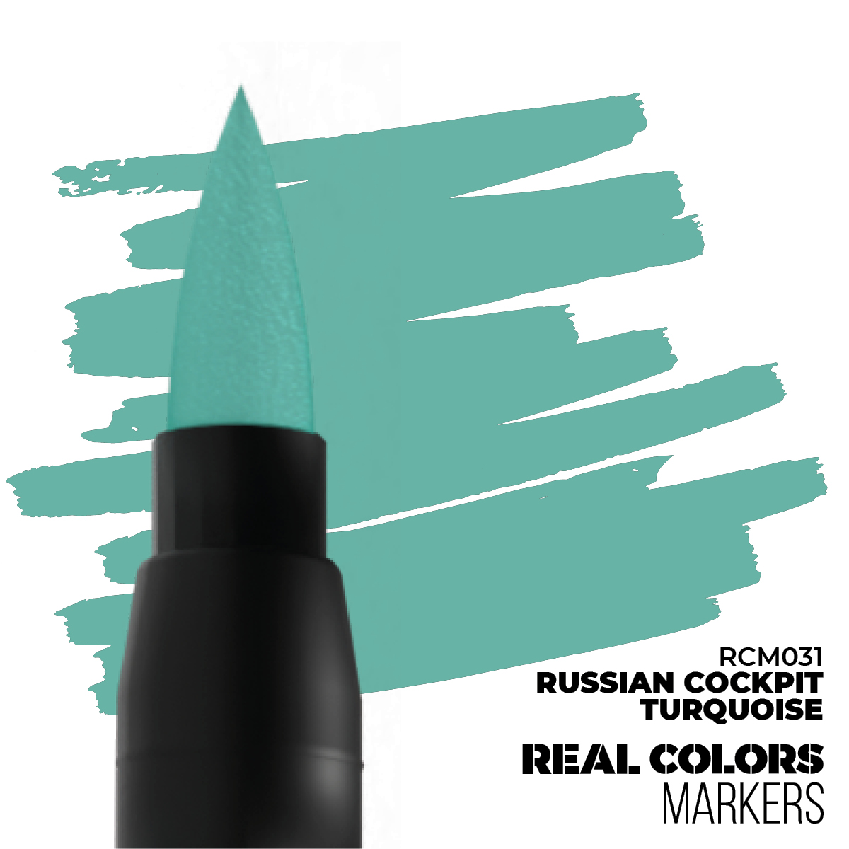 AK Real Colors Markers - Russian Cockpit Turquoise RCM031 - Afbeelding 2