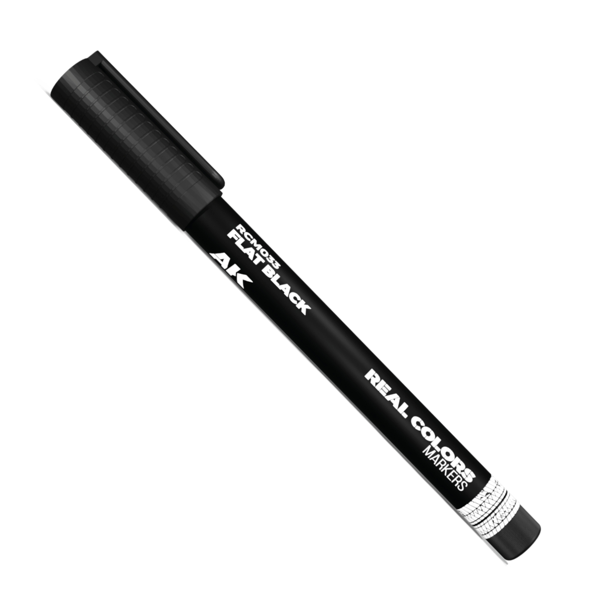 AK Real Colors Markers - Flat Black RCM033