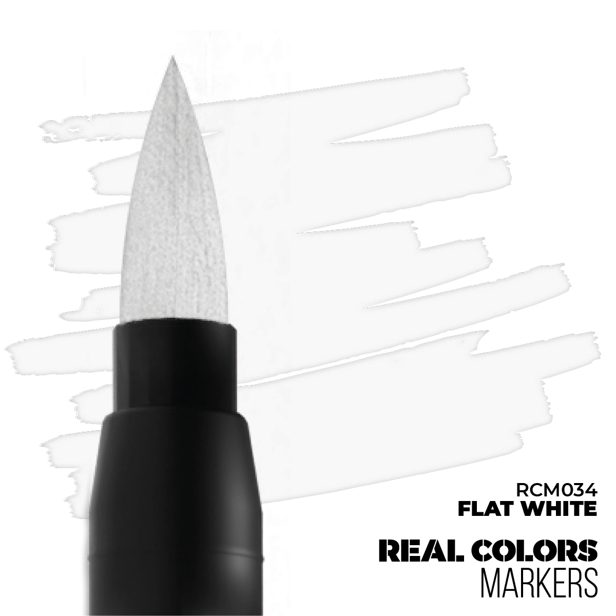 AK Real Colors Markers - Flat White RCM034 - Afbeelding 2