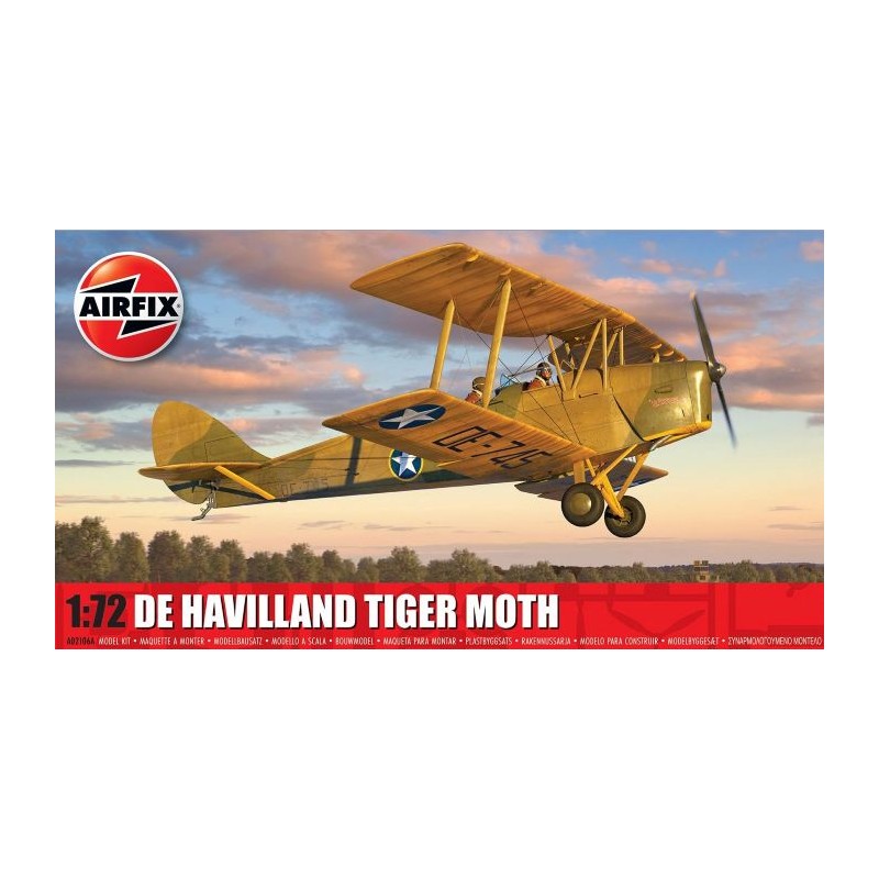 Airfix 1:72 De Havilland Tiger Moth AF02106A
