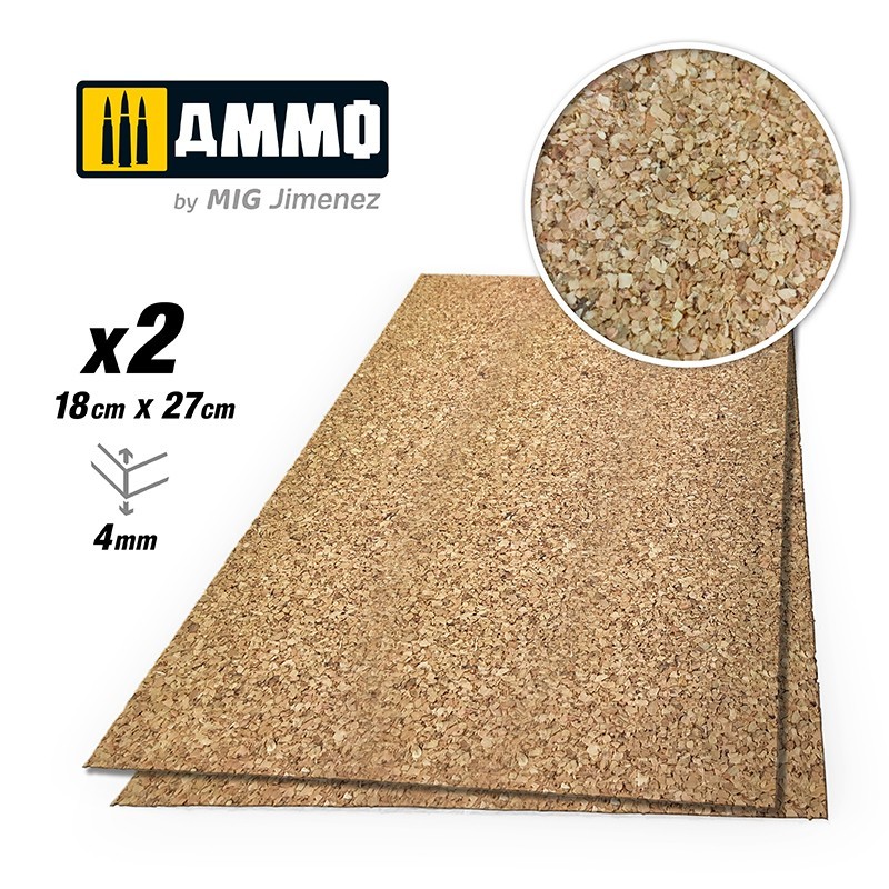 Ammo Mig Create Cork Medium Grain 4mm ( 2 pcs ) MIG8841