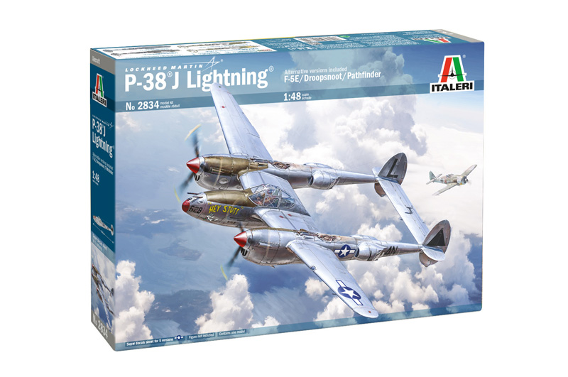 Italeri 1:48 P-38 J Lightning IT2834