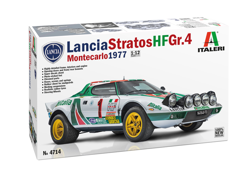 Italeri 1:12 Lancia Stratos HF Gr.4 Monte Carlo 1977 IT4714