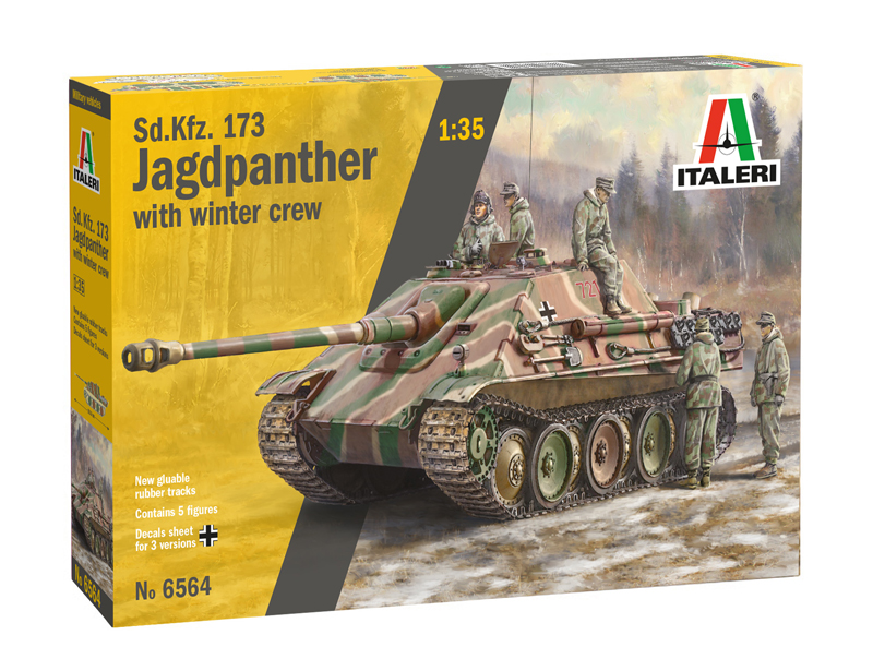 Italeri :35 Sd.Kfz.173 Jagdpanther whit Winter Crew IT6564