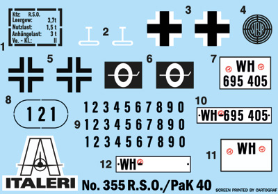 Italeri 1:35 RSO/PAK 40 IT355 - Afbeelding 6