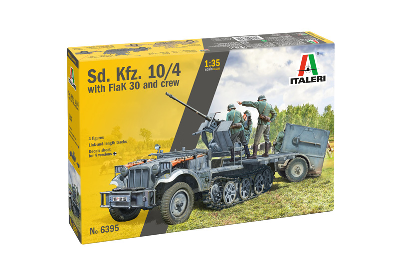 Italeri 1:35 Sd.Kfz. 10/4 with Flak 30 and Crew IT6395
