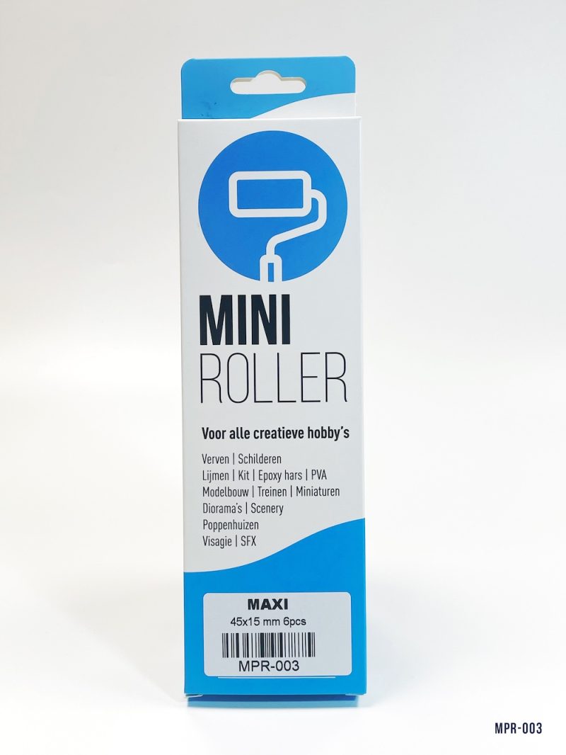 MBE Mini Roller Set Maxi 45x15mm 6 stuks MPR-003