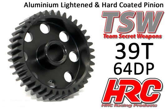 HRC Racing Pinion Gear-TSW Pro Racing-64DP Aluminium-Light-39T HRC76439AL