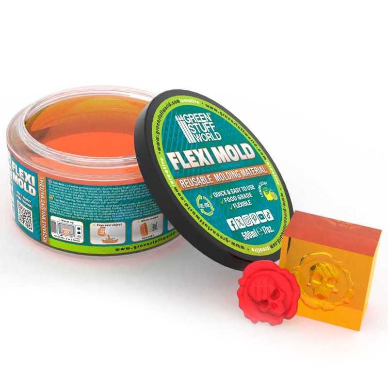 Green Stuff Flexi Mold-Reusable Molding Material GSW5434