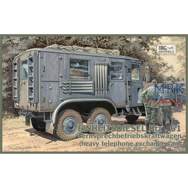 IBG 1:35 Einheitsdiesel Kfz. 61 Fernsprechbetriebskraftwagen IBG35004