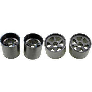 Tamiya 5-Speich Felgen Set fur Gruppe C 1:10  Zwart  (4)  TAM319335088