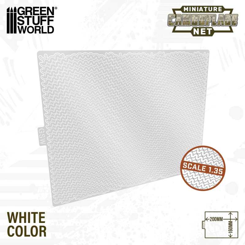 Green Stuff 1:35 Miniature Camouflage Nets White GSW13562