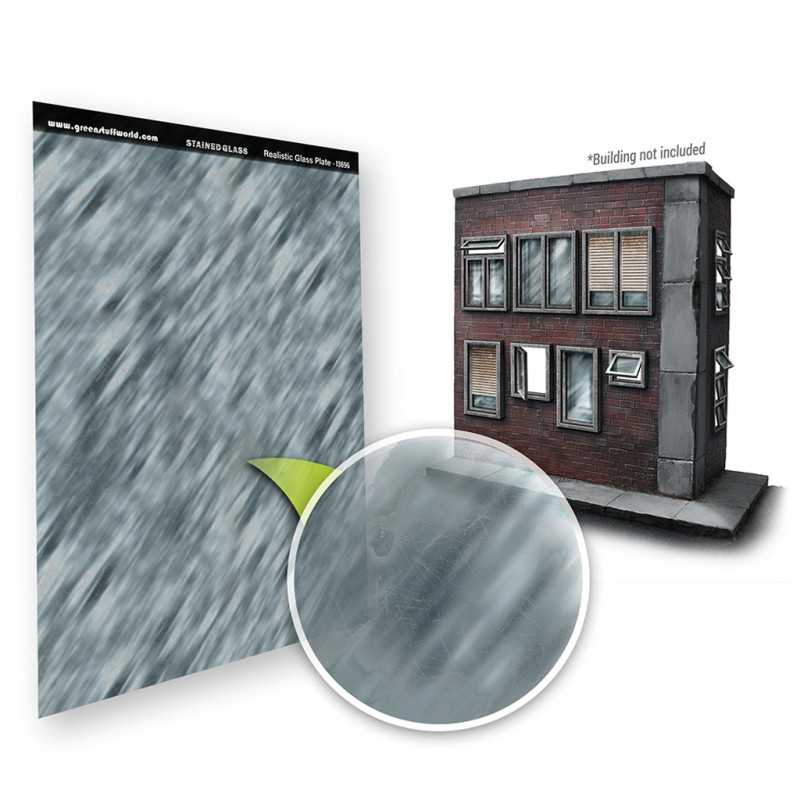 Green Stuff Realistic Glass Plate voor 1:48/1:35 GSW1396