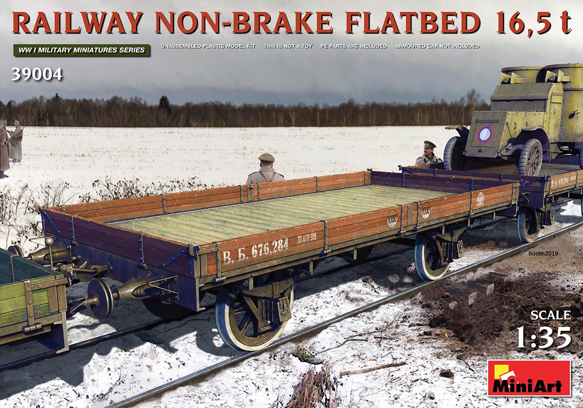 Railway Non-Brake Flatbed 16,5 t MA39004