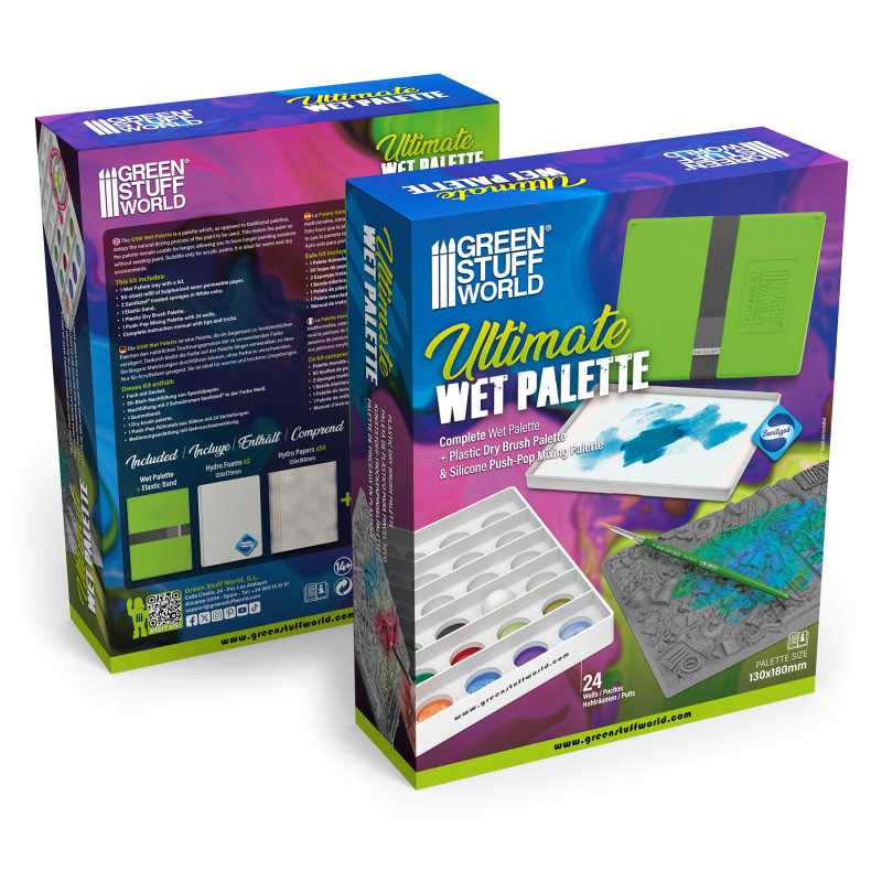Green Stuff Miniature Ultimate Wet Palette GSW14160