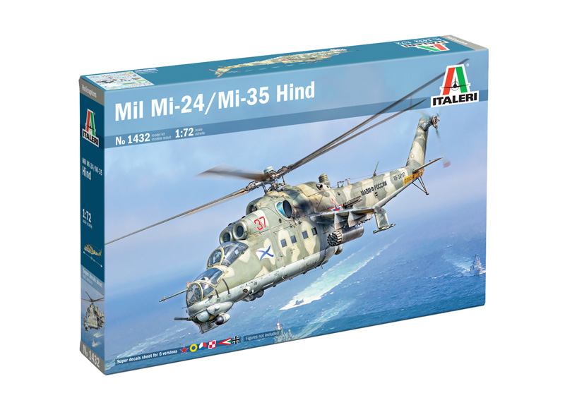 Italeri 1:72 Mil MI-24/Mi-35 Hind IT1432