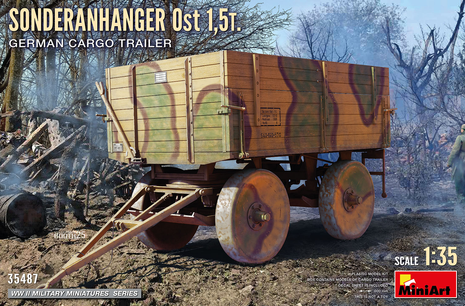 MiniArt 1:35 German Cargo Trailer 1.5T MA35487
