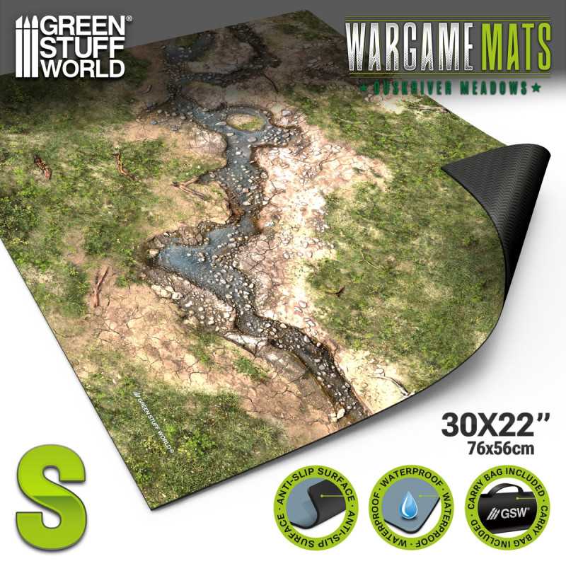 Green Stuff Neoprene Mat 22x32" Duskriver Meadows (56x76cm) GSW5863