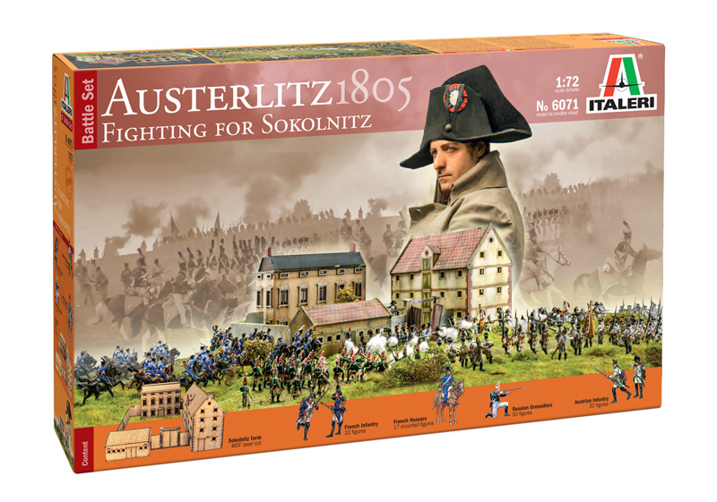 Italeri 1:72 Austerlitz 1805 Fighting for Sokolnitz Battle Set IT6071