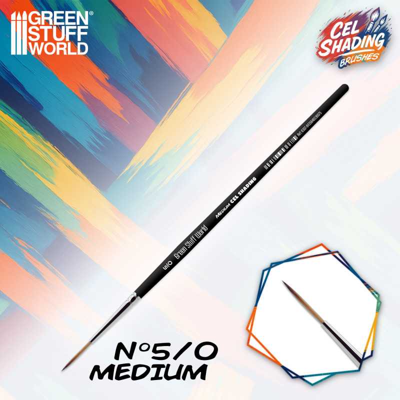 Green Stuff Synthetic Cel Shading Brush 5/0 GSW6307