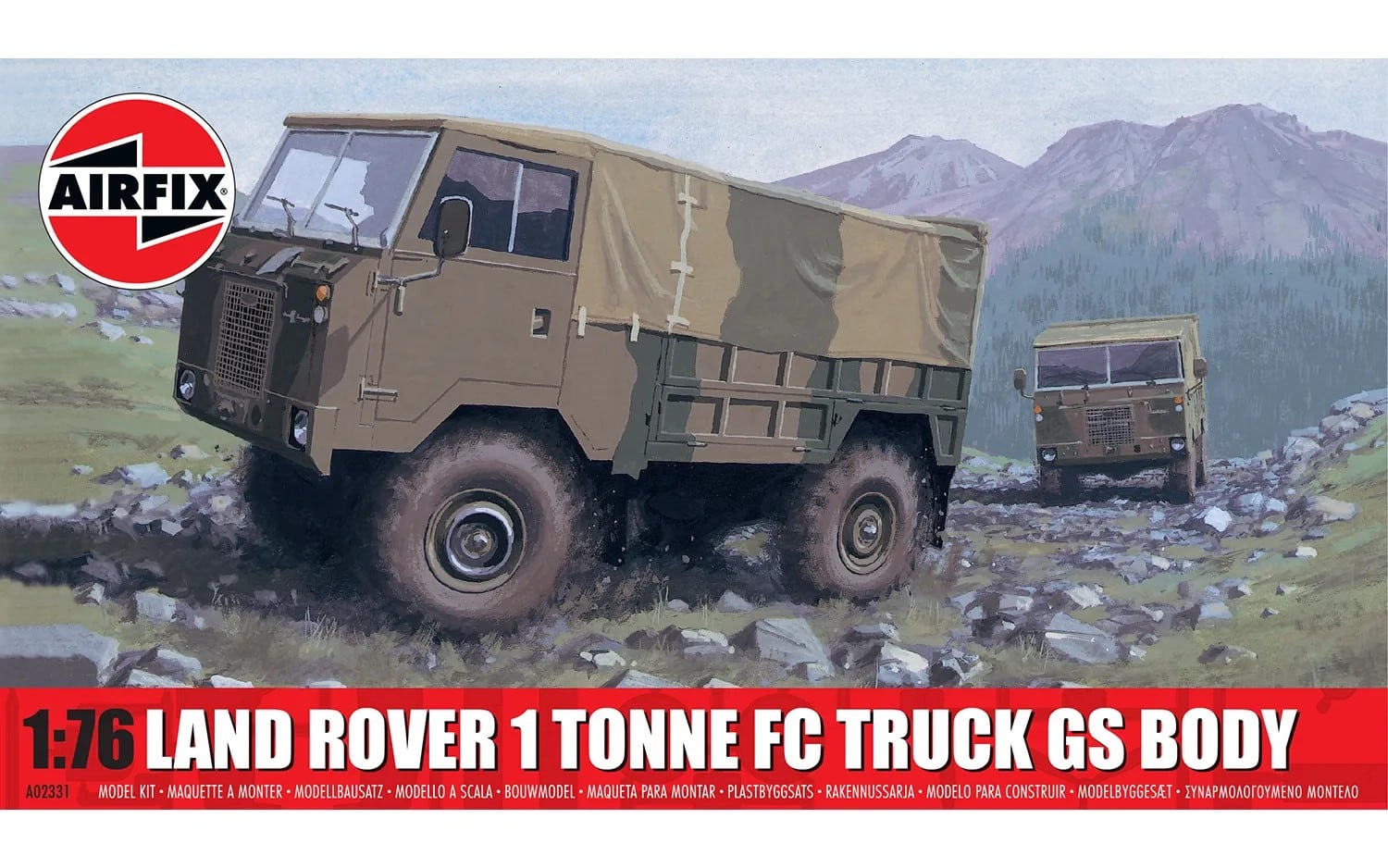 Airfix 1:76 Land Rover 1 Tonne FC Truck (GS Body) AF02331
