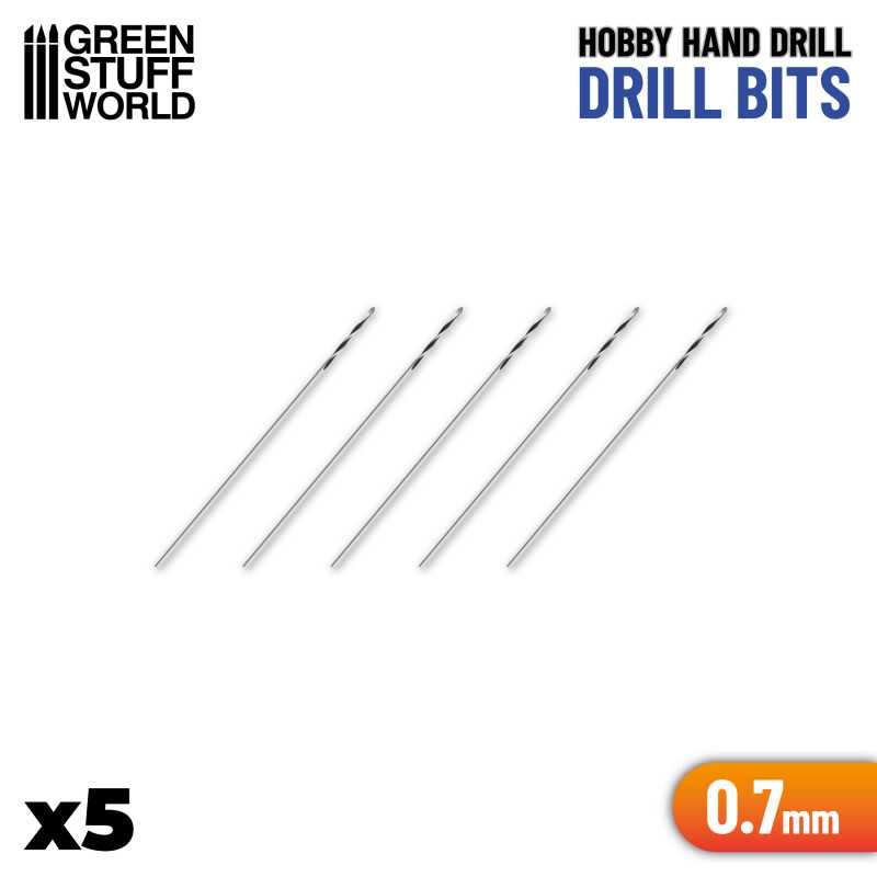 Green Stuff Drill bit in 0.7 mm 5x GSW 10145