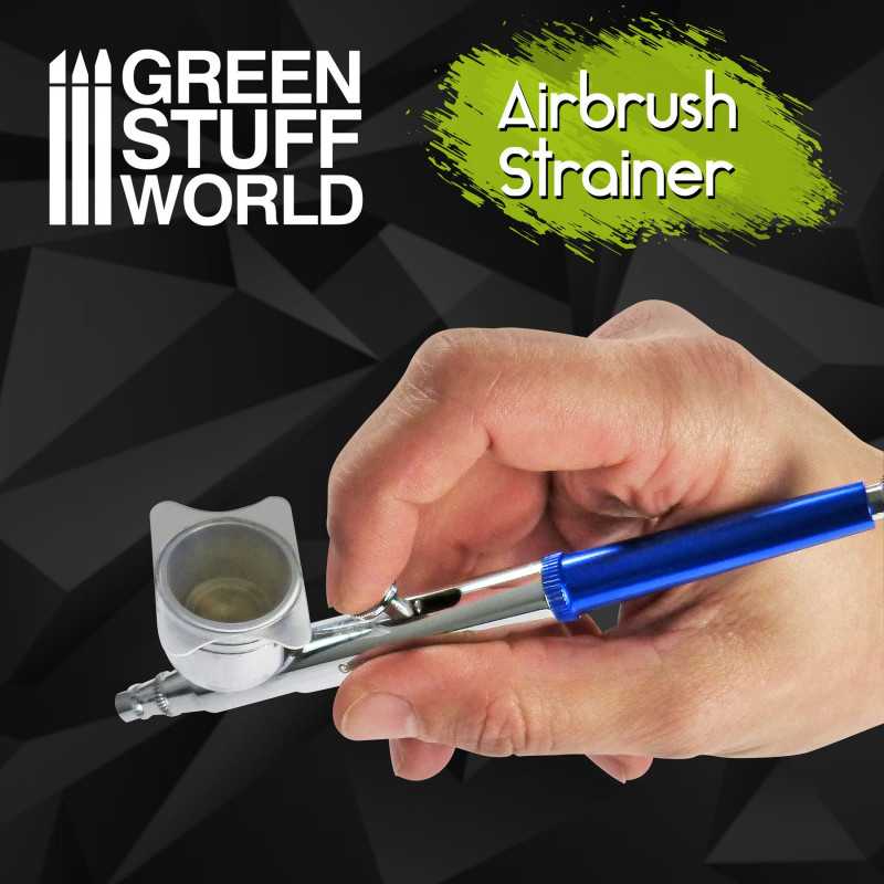 Green Stuff Airbrush Cup Strainers x2 GSW2560