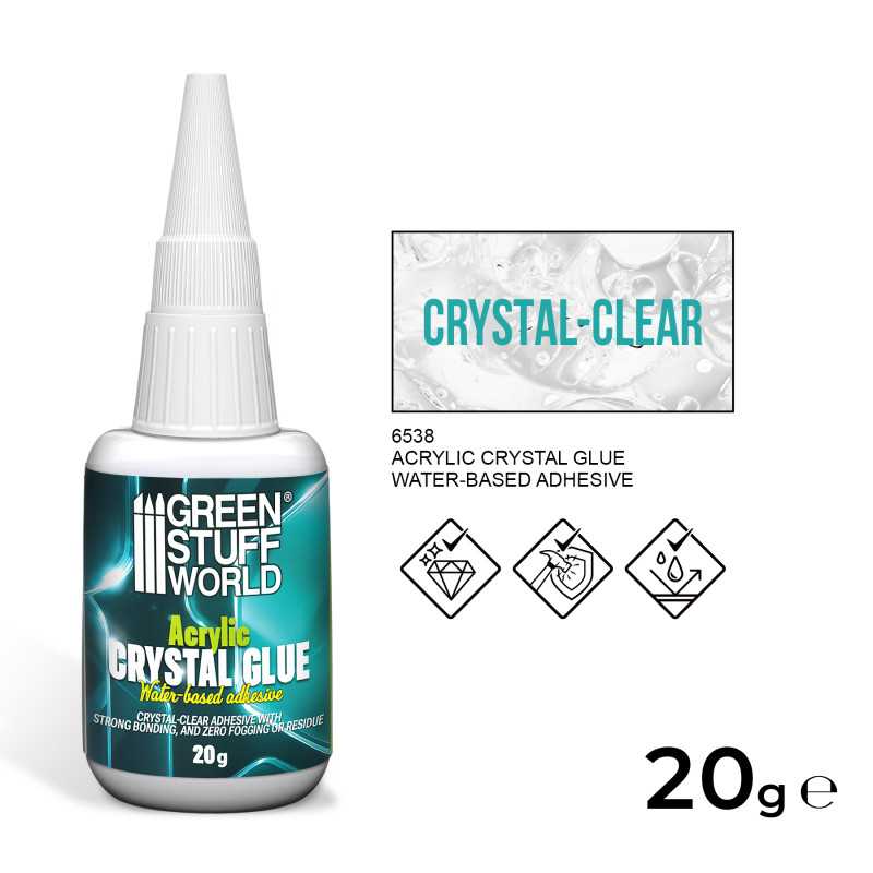 Green Stuff Acrylic Crystal Glue 20g GSW 6538