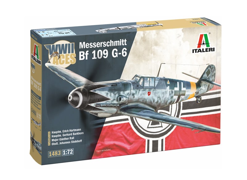 Italeri 1:72 Messerschmidt Bf 109 G-6 Aces IT 1483
