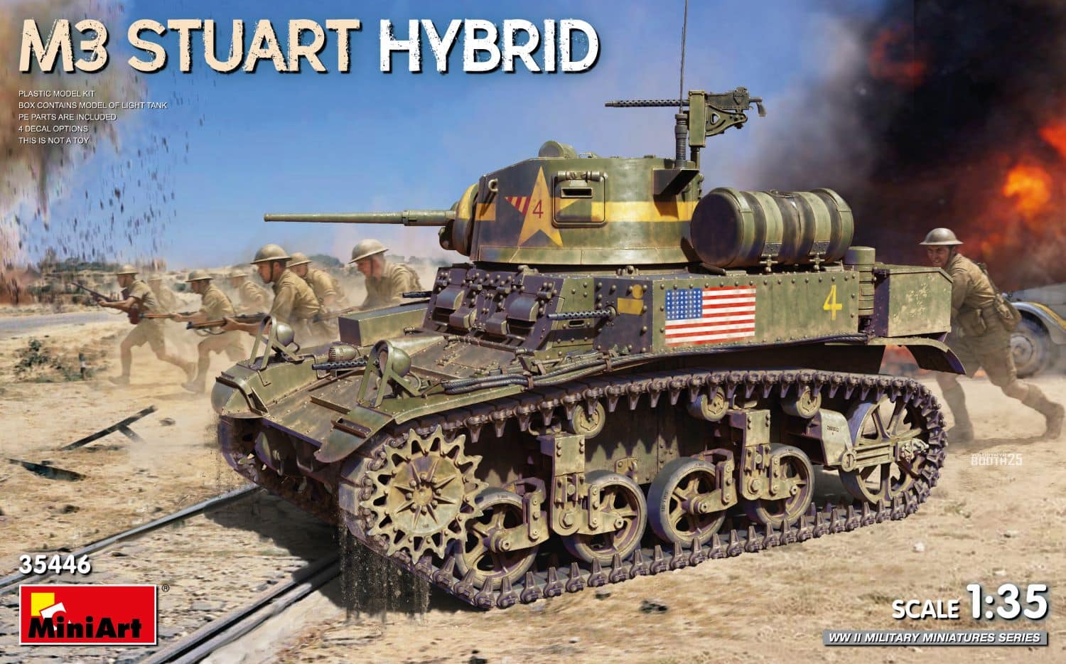 Miniart 1:35 M3 Stuart Hybrid MA35446