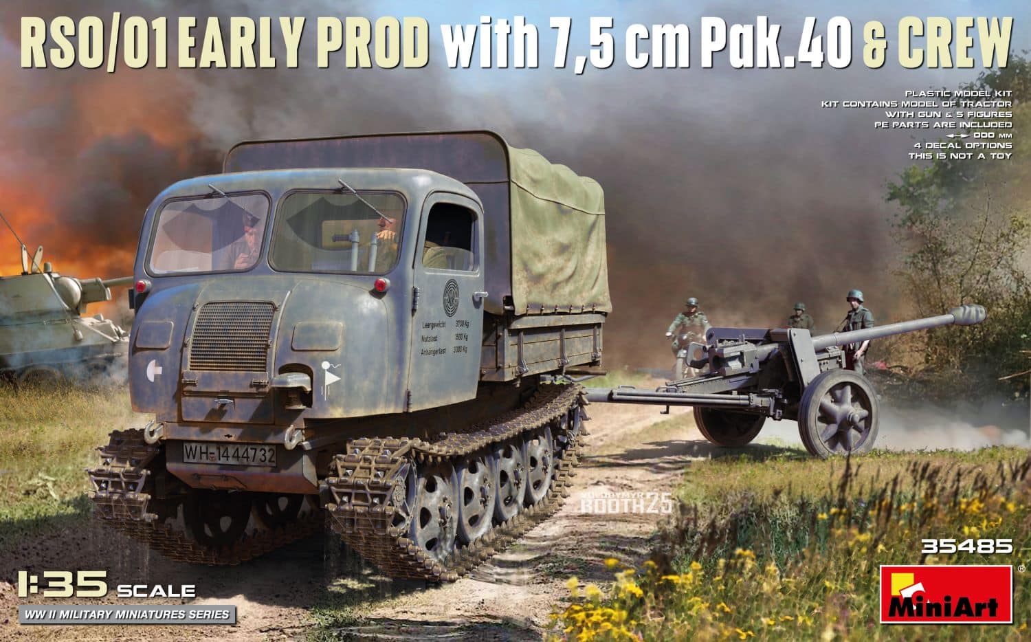 Miniart 1:35 RSO/01 Early prod with 7.5 cm Pak.40 & crew MA35485