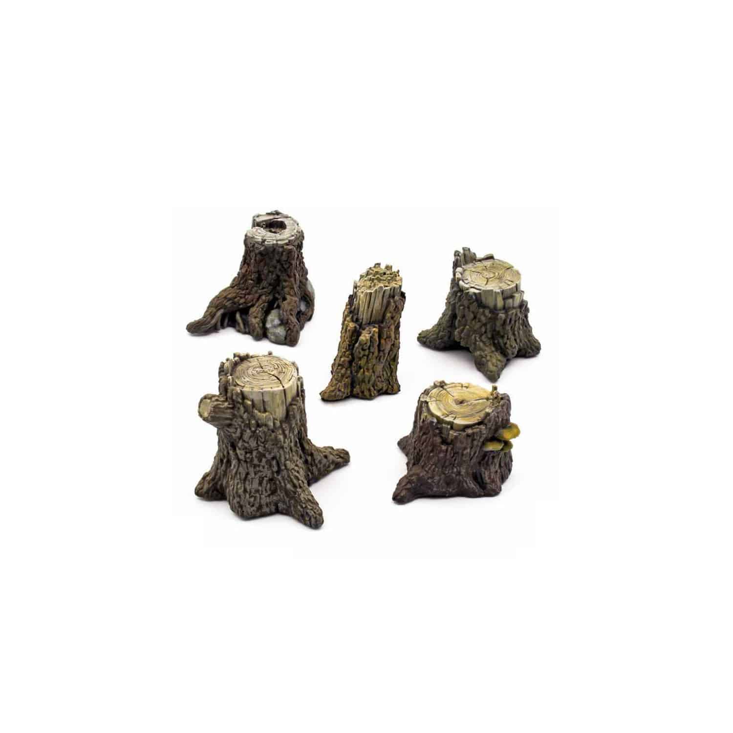 Green Stuff 1:48 Large Tree Stumps for dioramas GSW1679