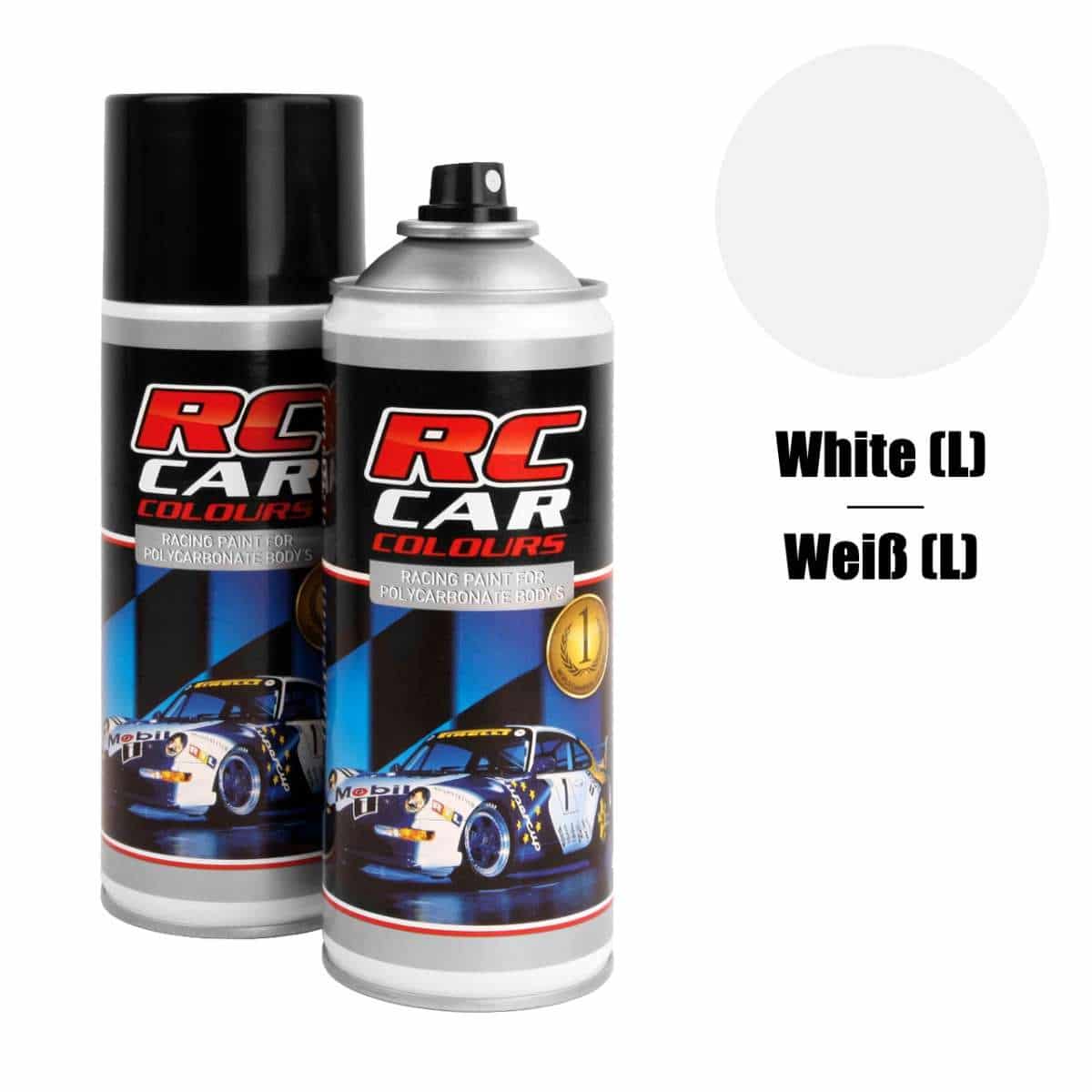RC Car Lexaan Spuitbus Wit 400 ml #710 RCC710L