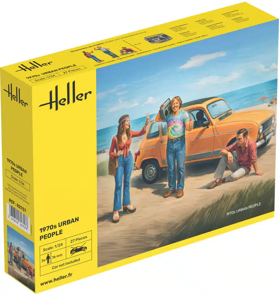 Heller 1:24 1970er Stadtmenschen H82757