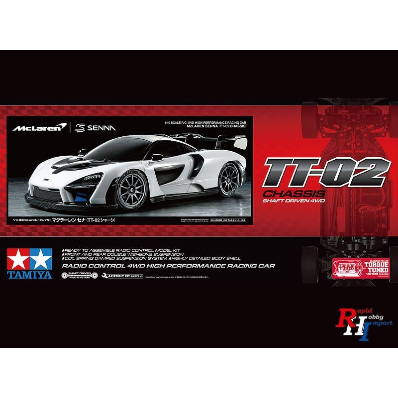 Tamiya 1:10 RC McLaren Senna TT-02 TAM58711