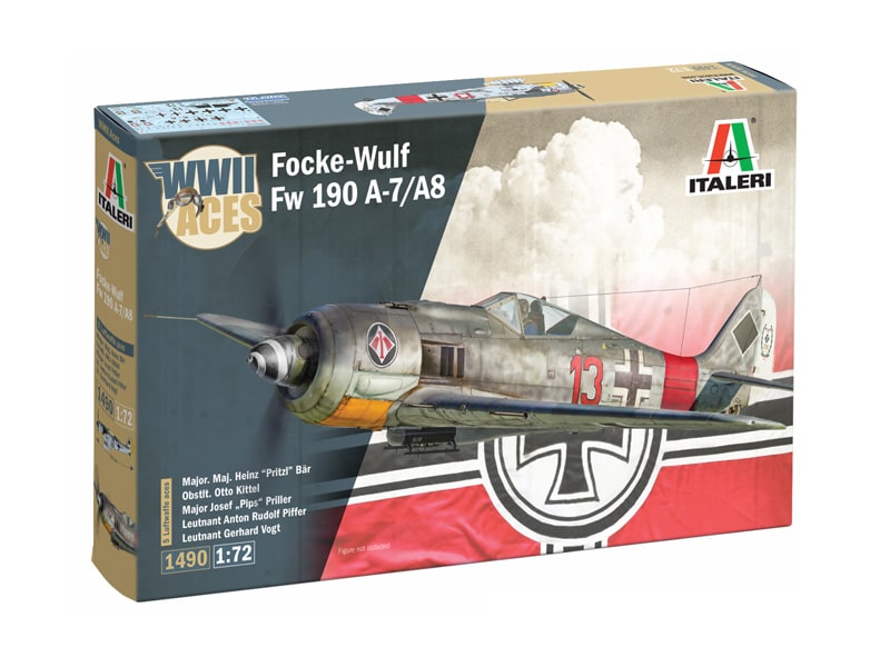 Italeri 1:72 Focke-Wulf FW 190 A-7/A8 ACES IT1490