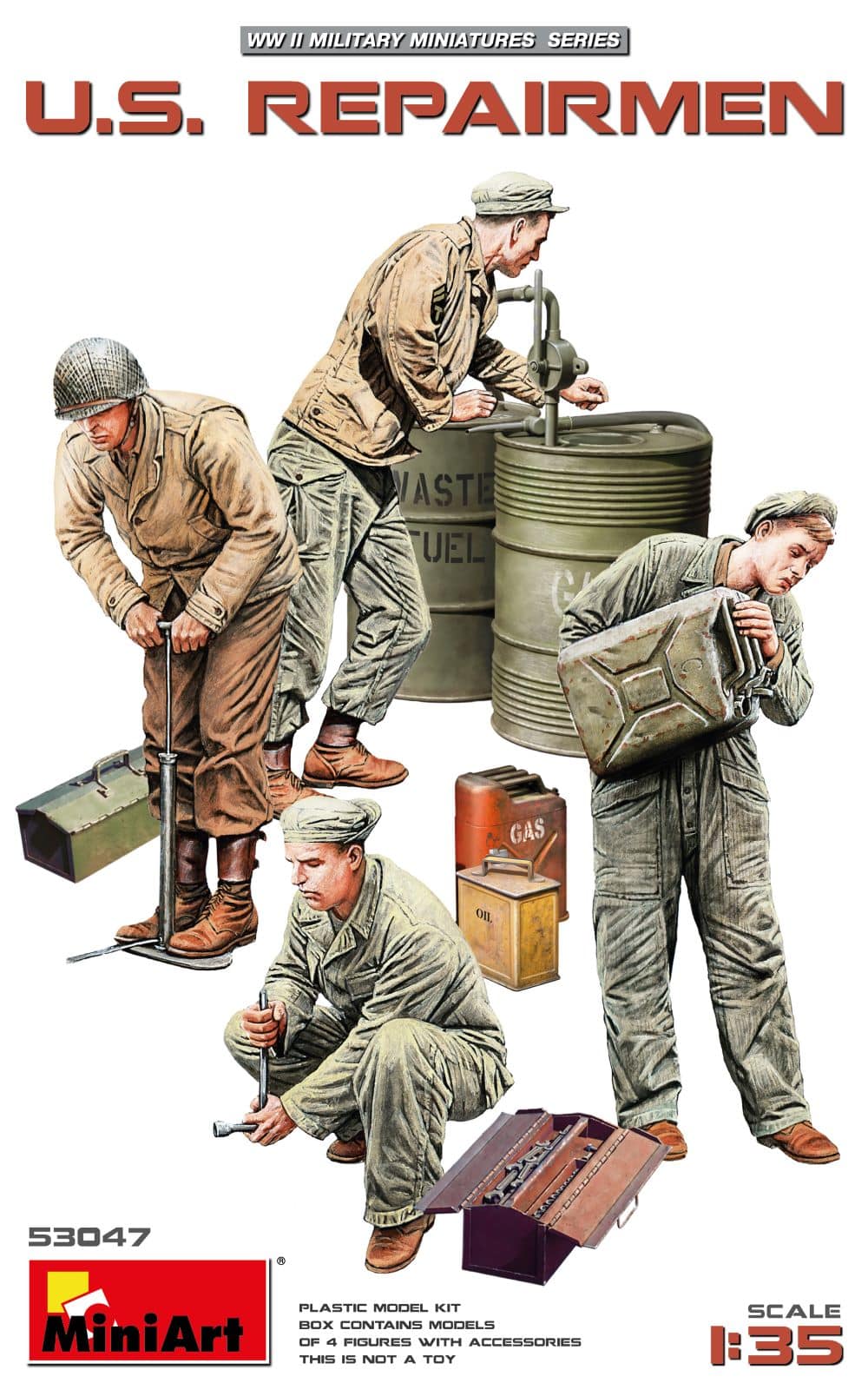 Miniart 1:35 U.S. REPAIRMEN MA53047