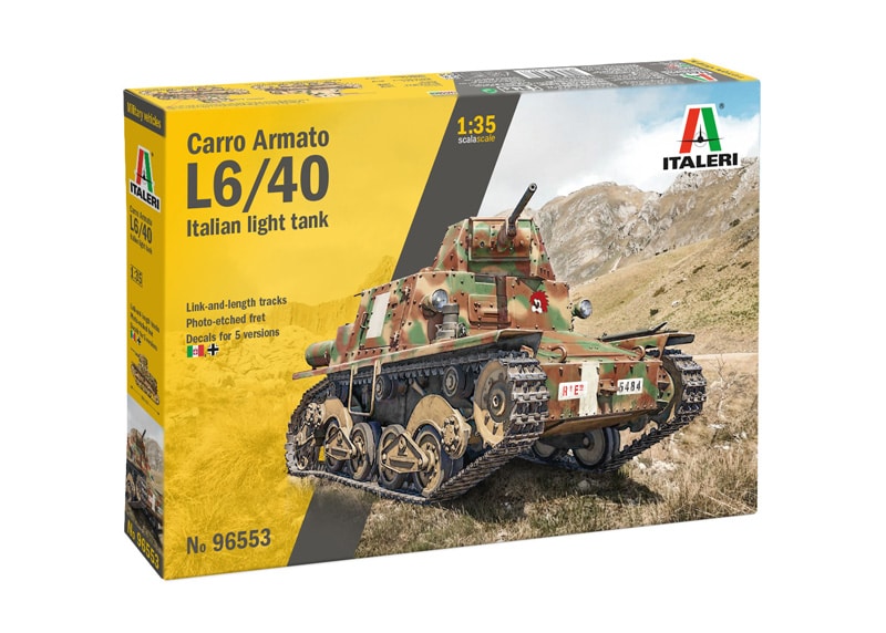 Italeri 1:35 Carro Armato L6 / 40 IT96553