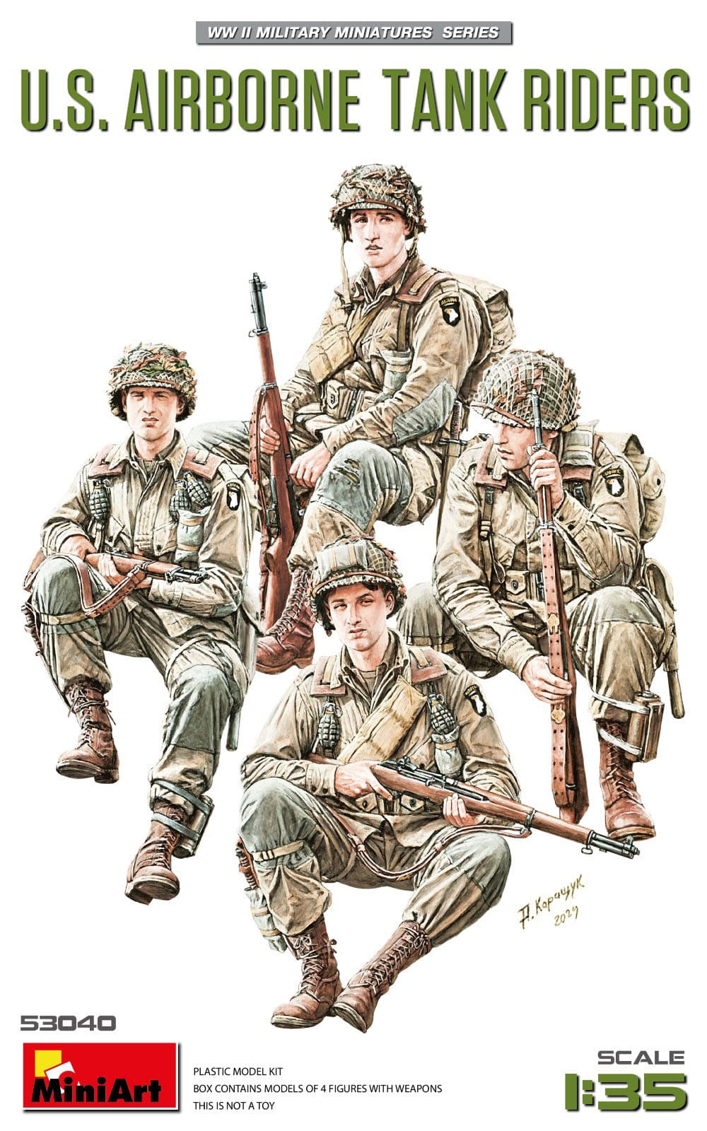 Miniart 1:35 U.S. AIRBORNE TANK RIDERS MA53040