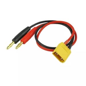 RC-Line Laadkabel 4mm naar XT90 300mm 14AWG    RCA10025