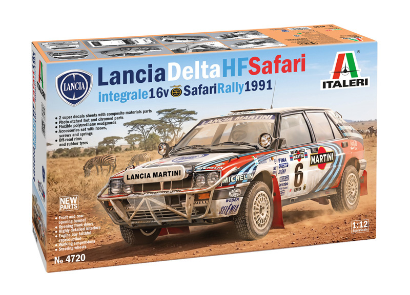 Italeri 1:12 Lancia Delta HF Safari IT4720