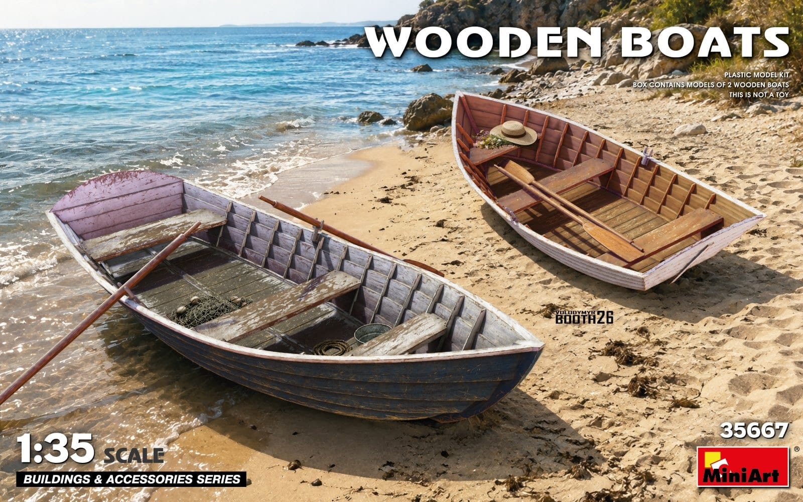 MiniArt 1:35 Wooden Boats MA35667